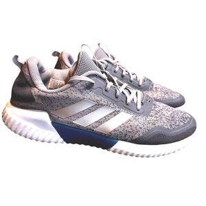 Adidas Alphabounce Climacool Gray White Blue Running Sneakers Mens 12 BB7181